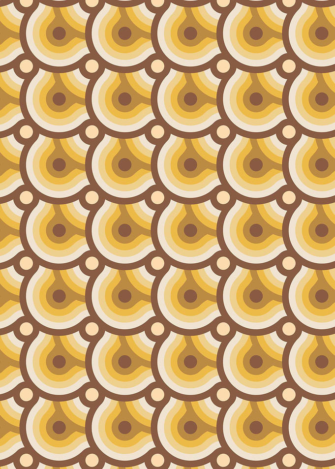 Brown Retro Pattern 01