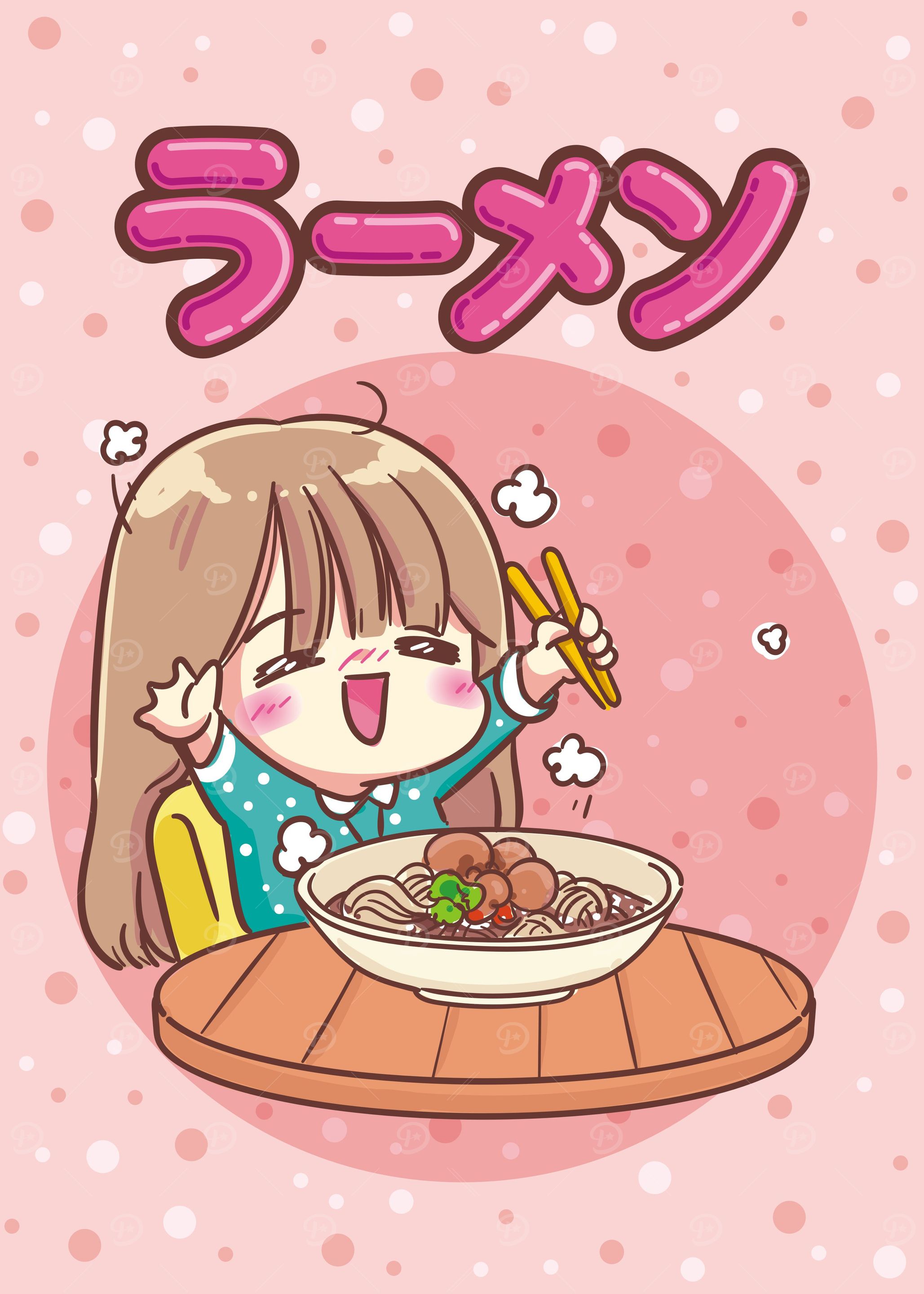 Kawaii Ramen Girl