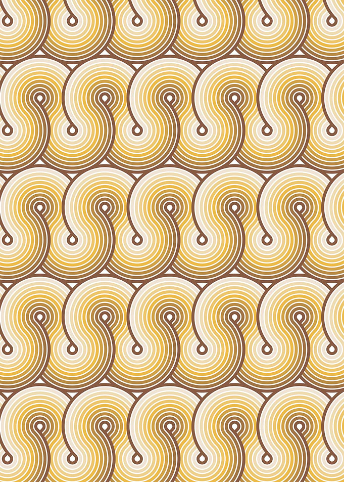 Brown Retro Pattern 06