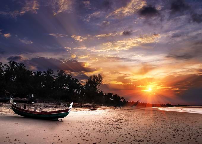 Boat Boats Ship Ocean Suns