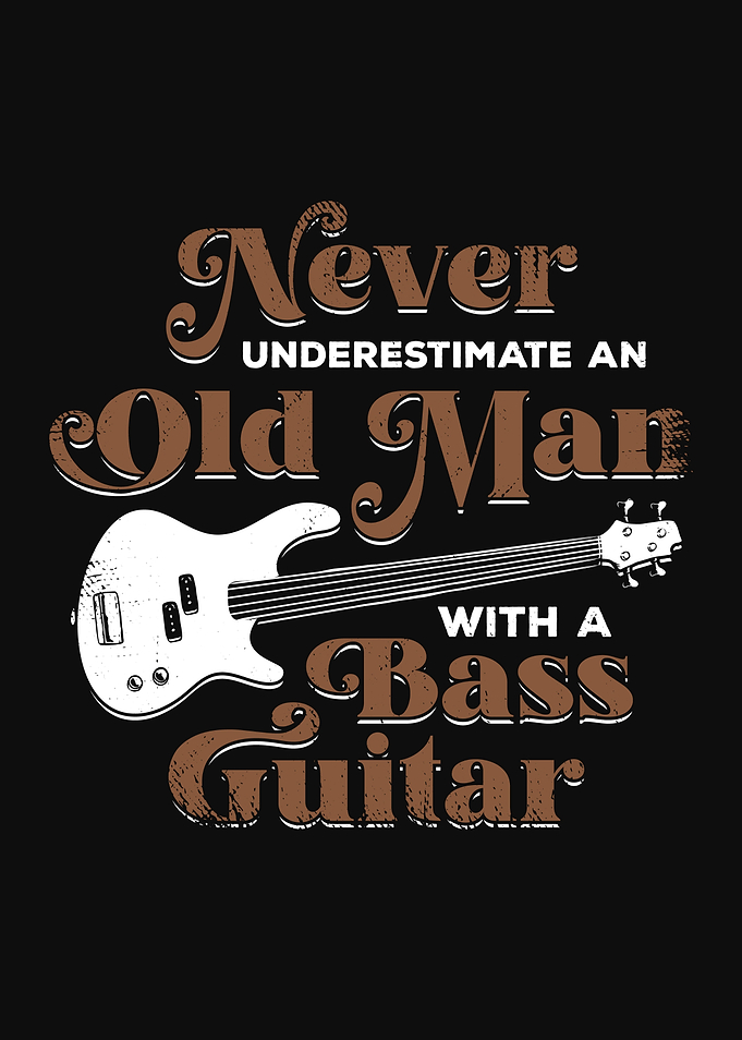 Old Man Bass Guitar Design