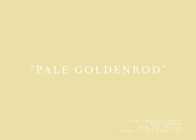 Pale Goldenrod