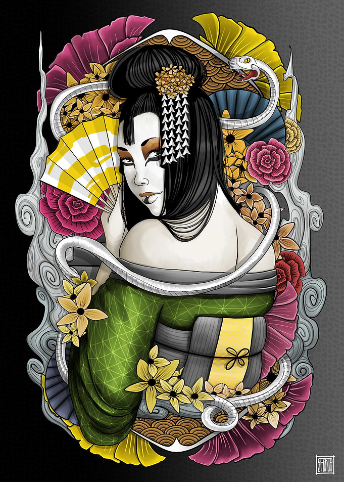 Japanese Goddess Benzaiten