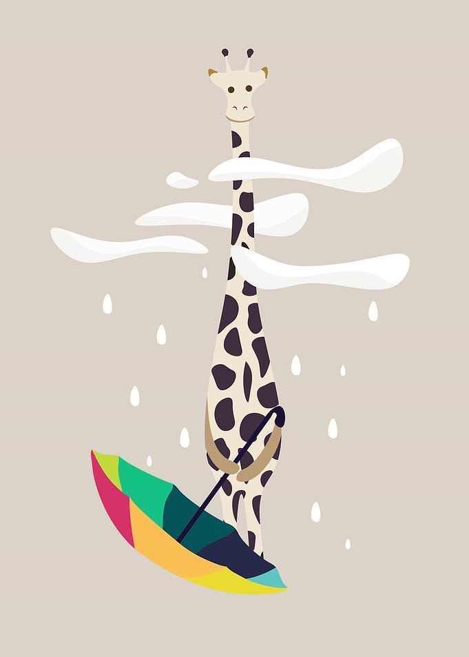 Rain in the savannah