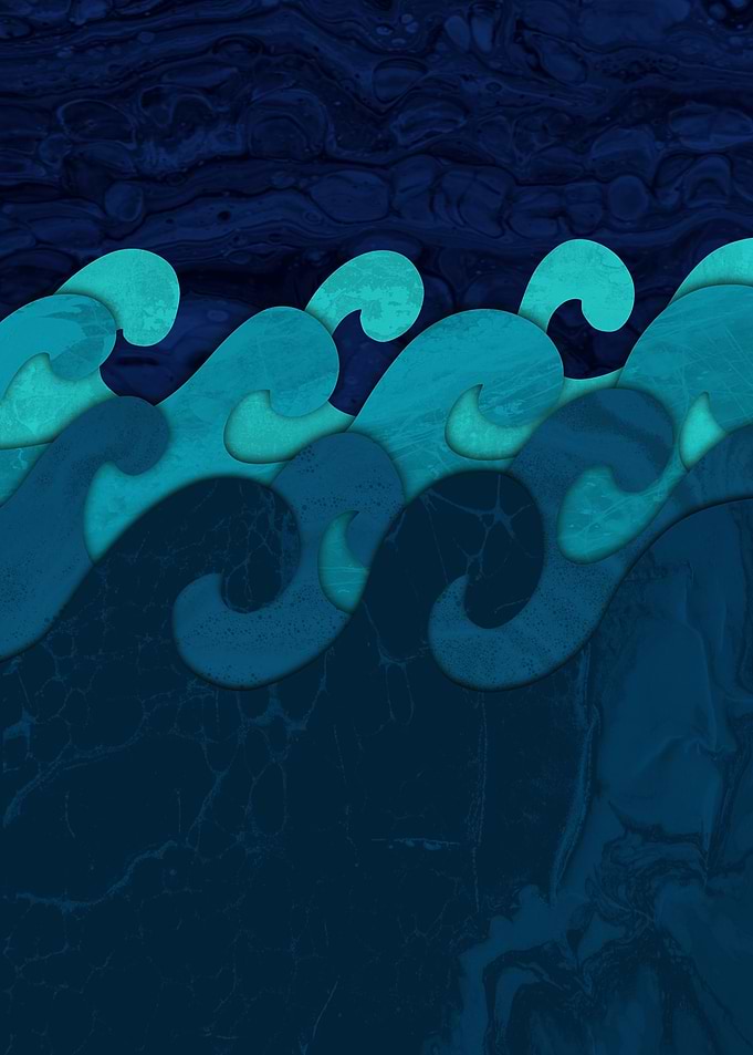 Simple wave ilustration