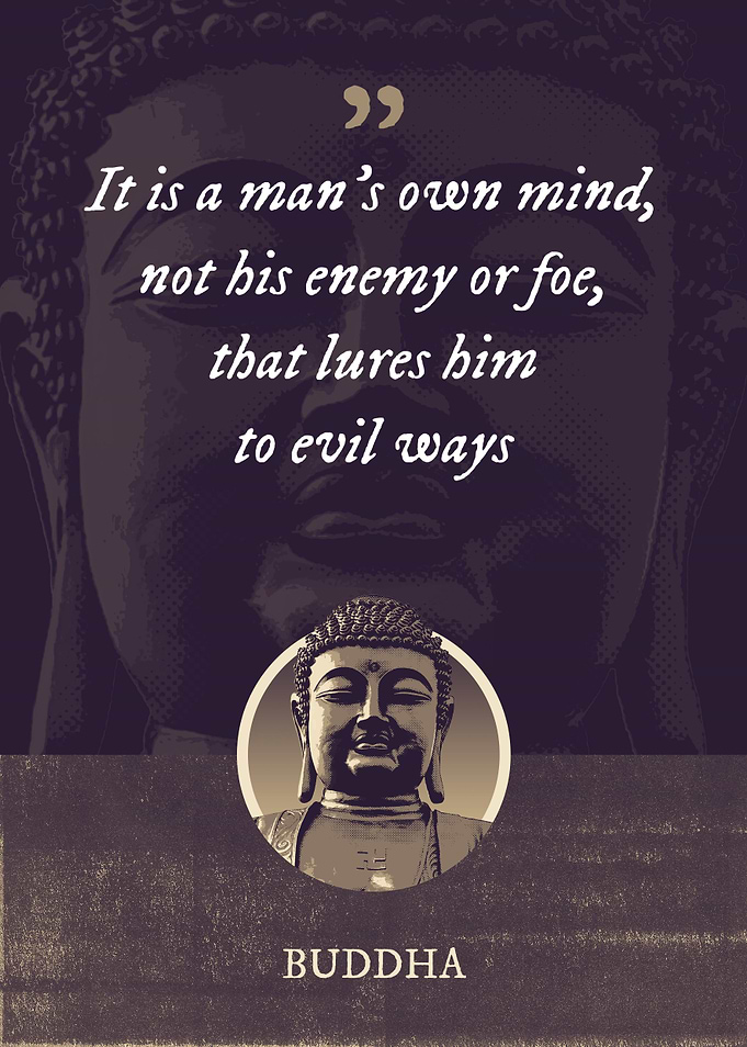 It is a mans own mind