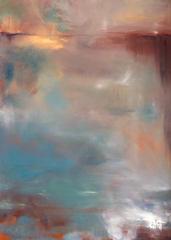 Abstract landscape art