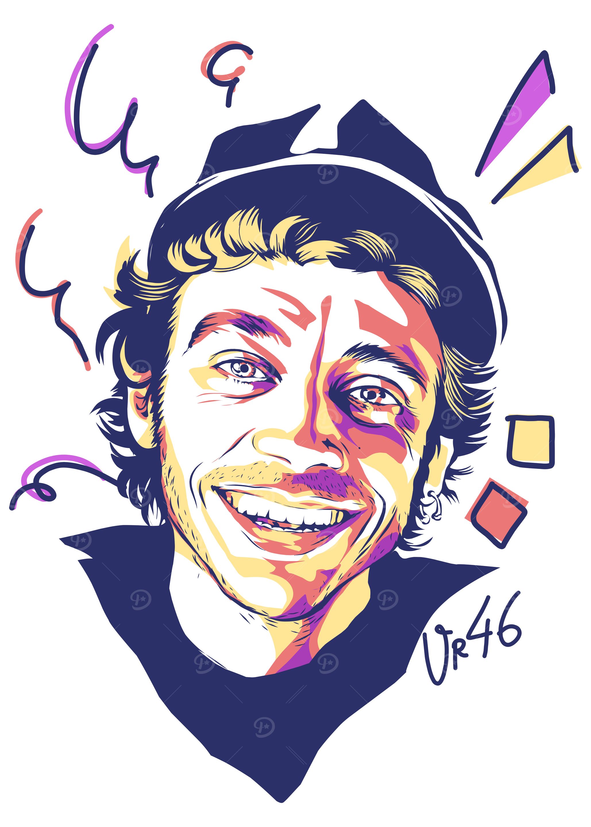 valentino rossi pop art
