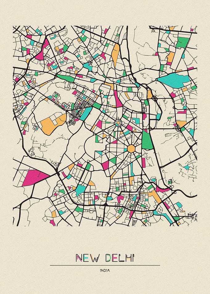 New Delhi Map