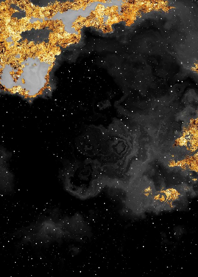 100 Starry Nebulas B and W
