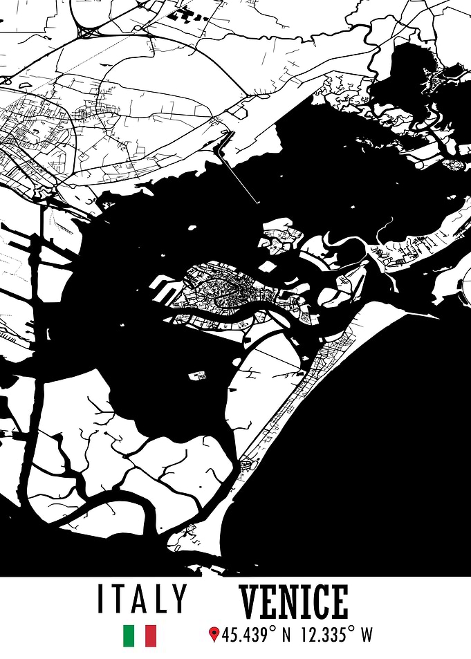 Venice ITALY Map