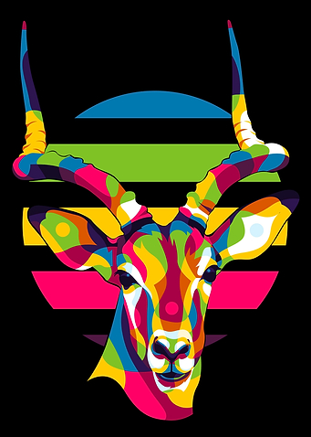 Deer with Long Horns