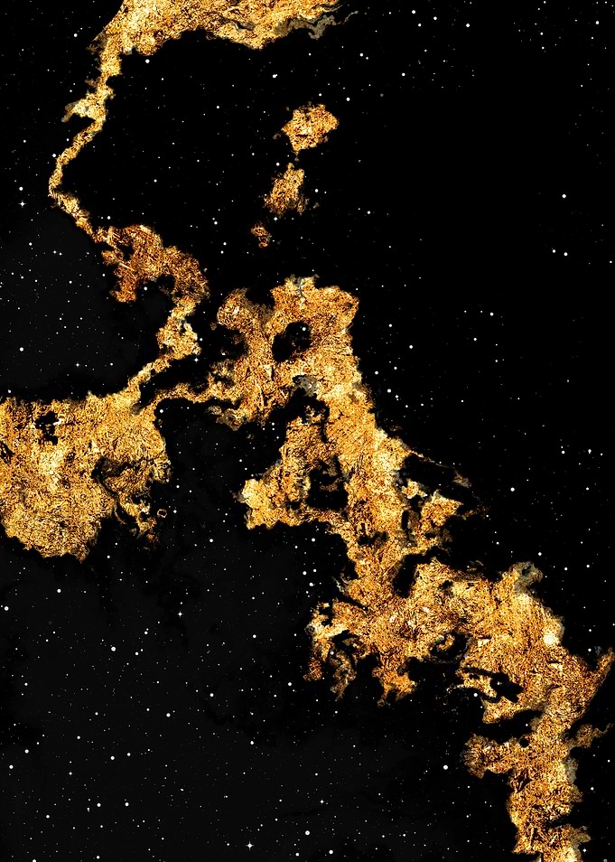 100 Starry Nebulas B and W