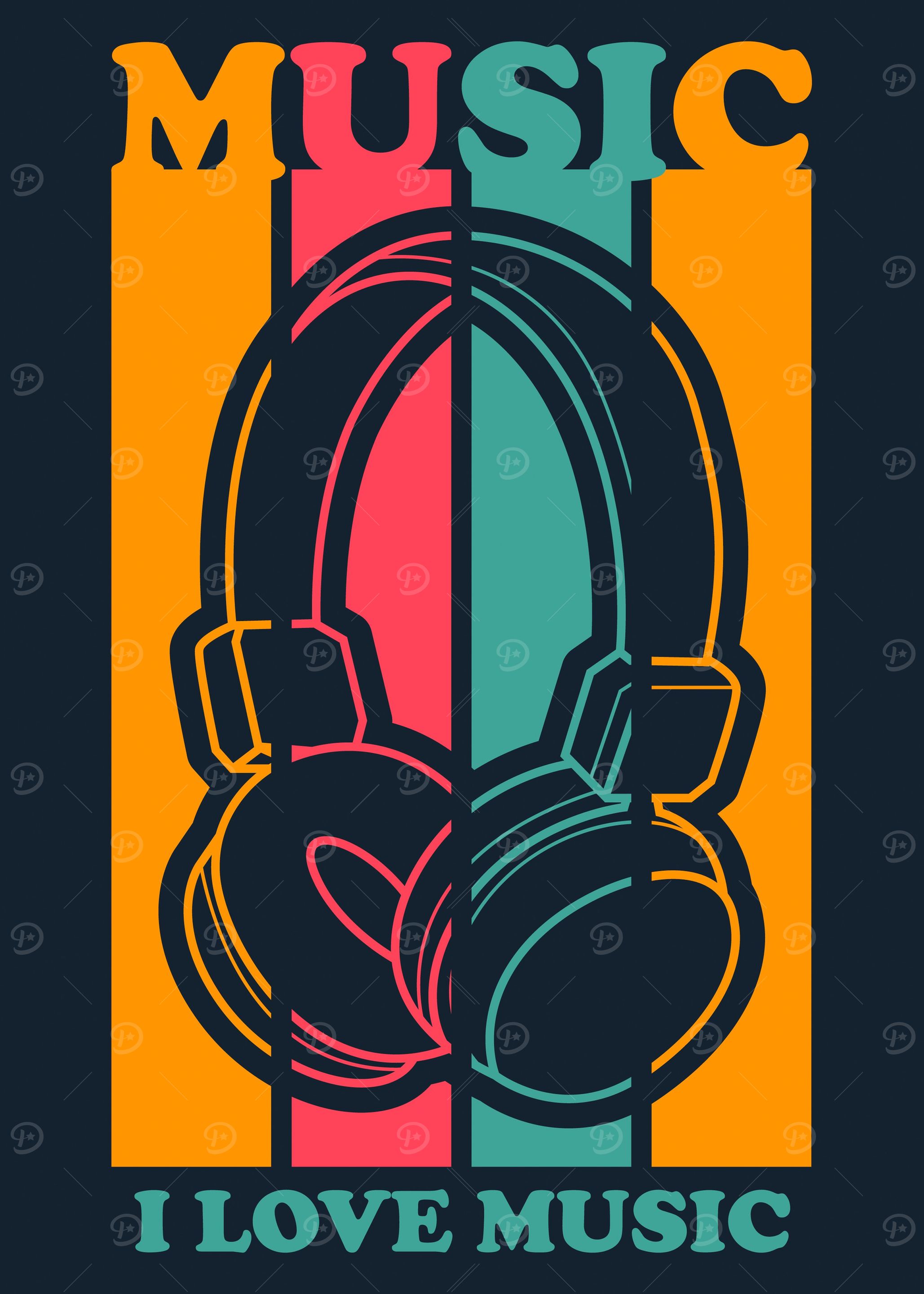 I love Music Headphones