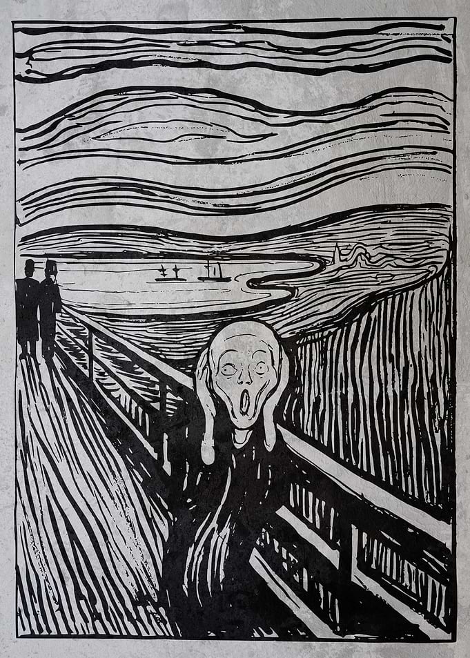 THE SCREAM GRAFFITI