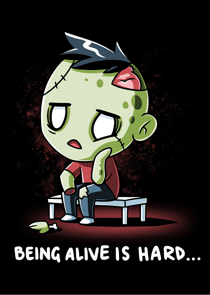 Cool Funny Zombie Quote