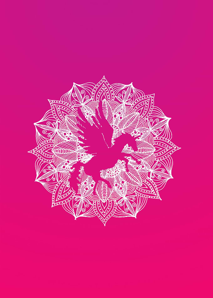 Mandala Pink Unicorn