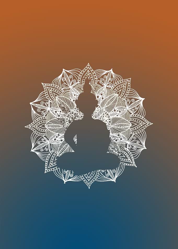 Mandala Circle Buddha