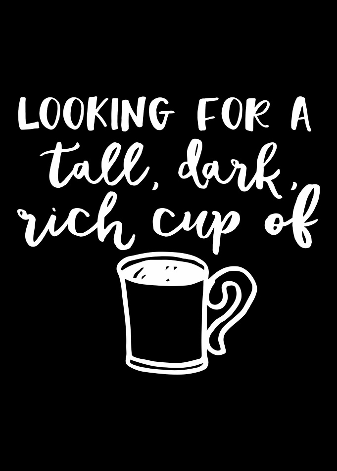 Coffee Tall Dark Cup