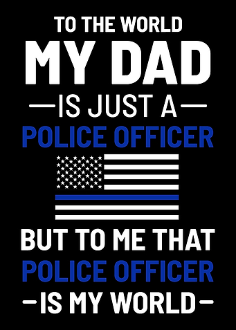 Dad Officer World Loving S