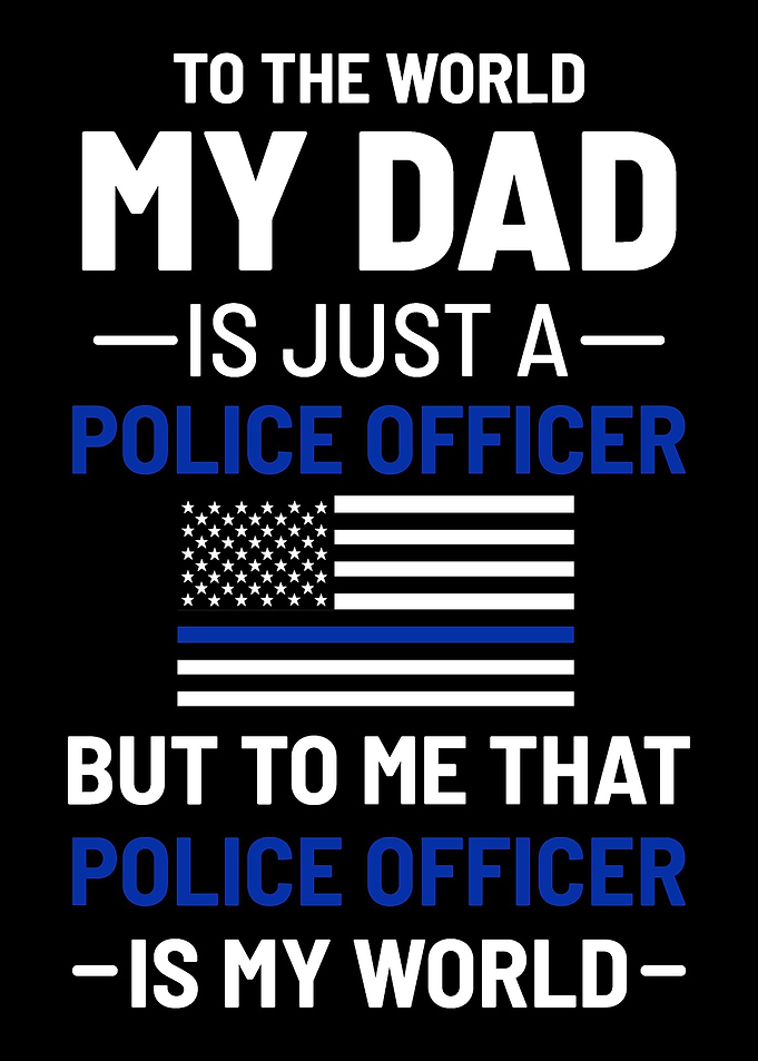 Dad Officer World Loving S