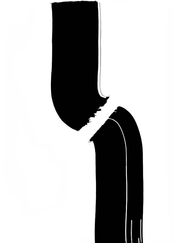 Black ink minimalist
