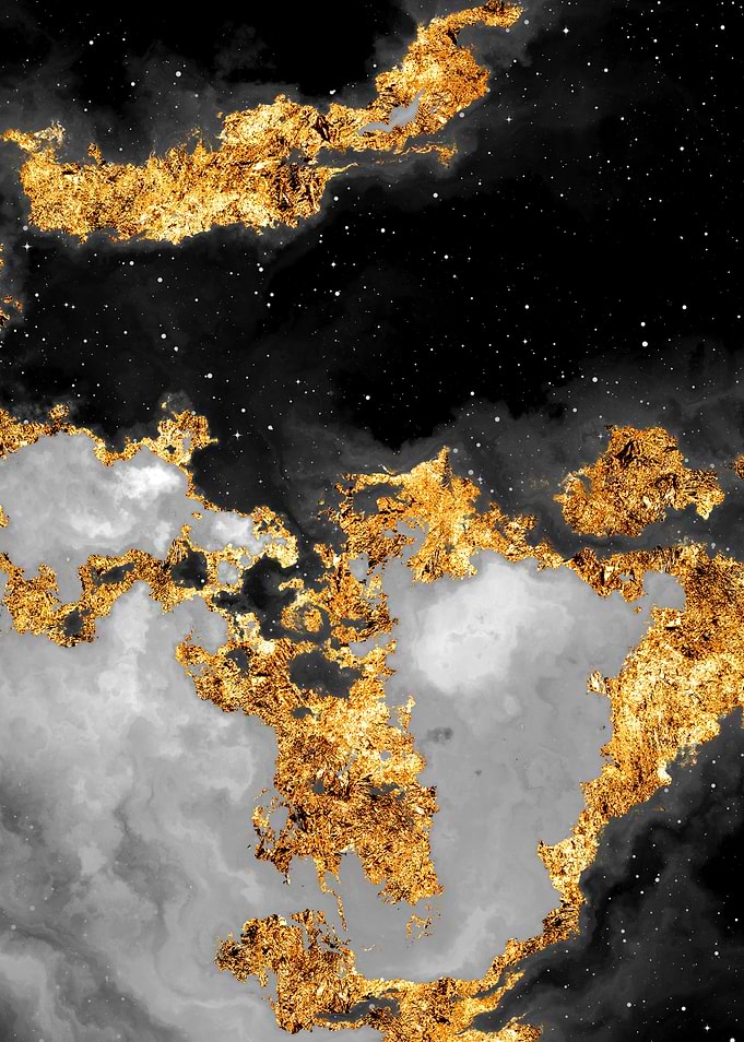 100 Starry Nebulas B and W