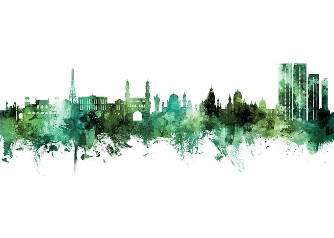 Hyderabad Skyline India