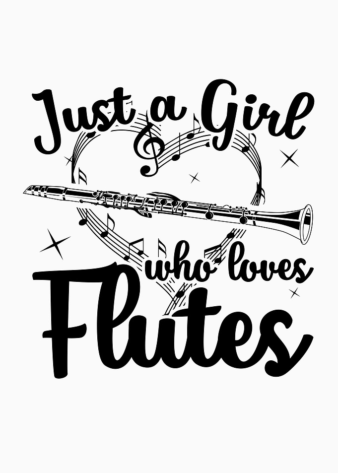 Flute Musician Band Gift