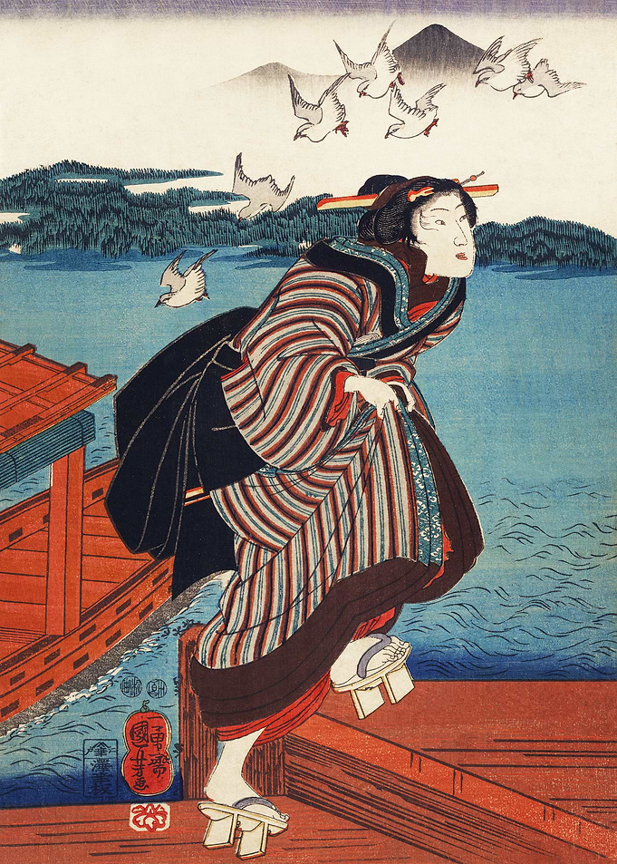 vintage japanese print