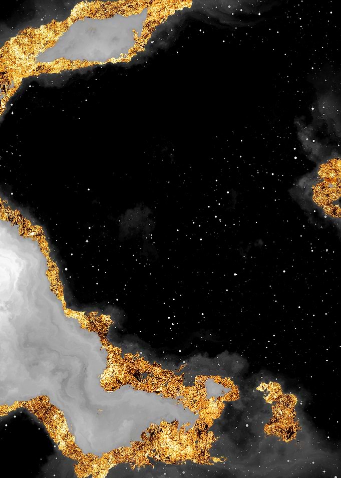 100 Starry Nebulas B and W