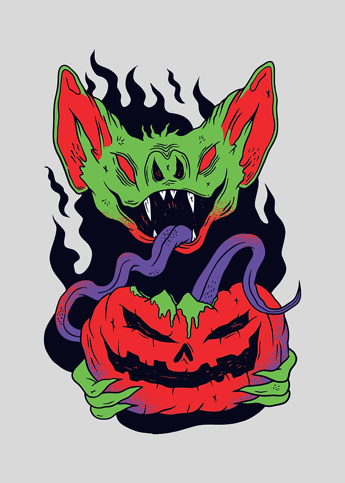 Bat Halloween Scary