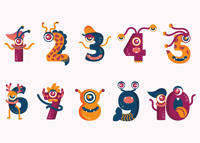 Numbers Zahlen Kids Kinder