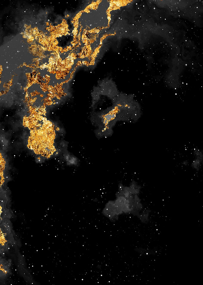 100 Starry Nebulas B and W