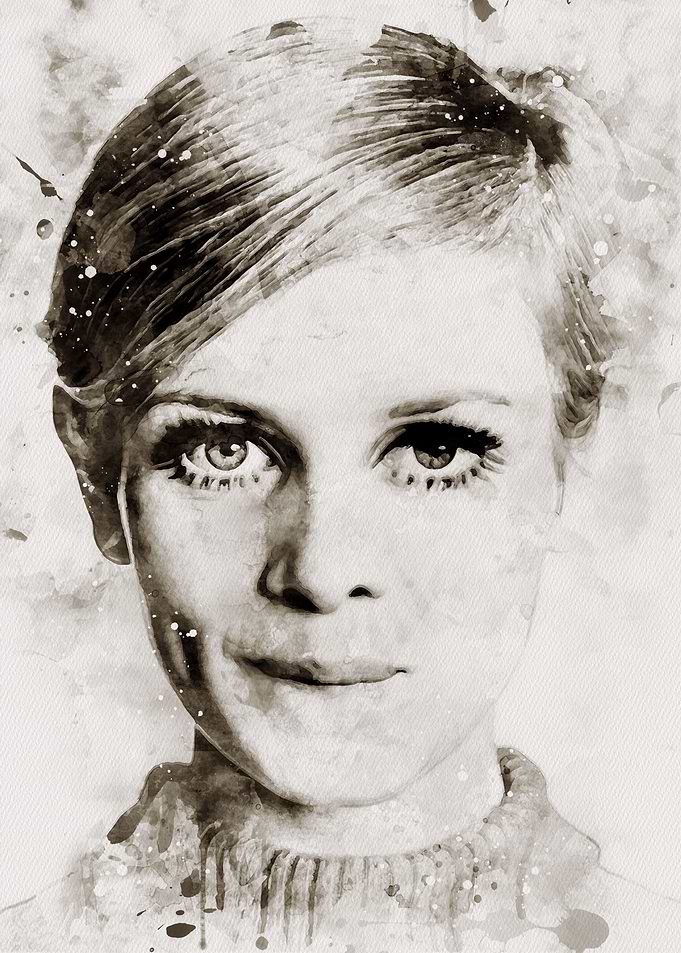 Twiggy Print Poster