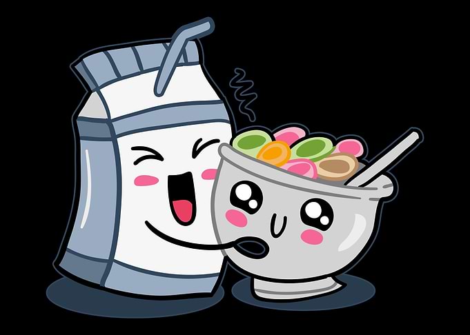Japanese Milk with Cereal