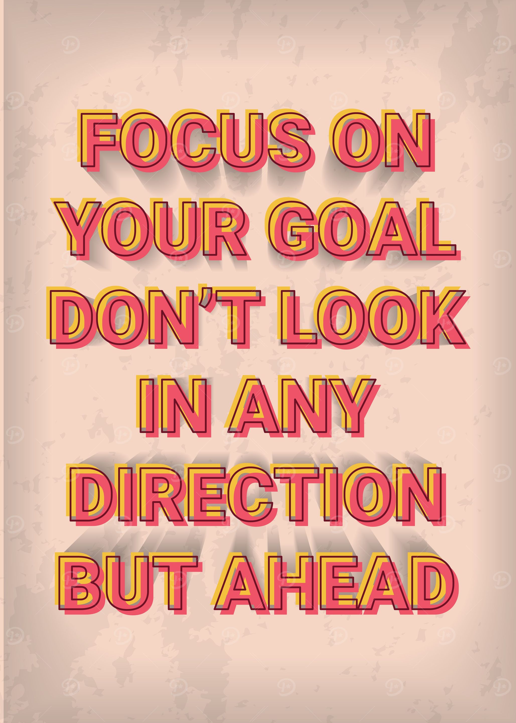 Vintage Motivation Quote