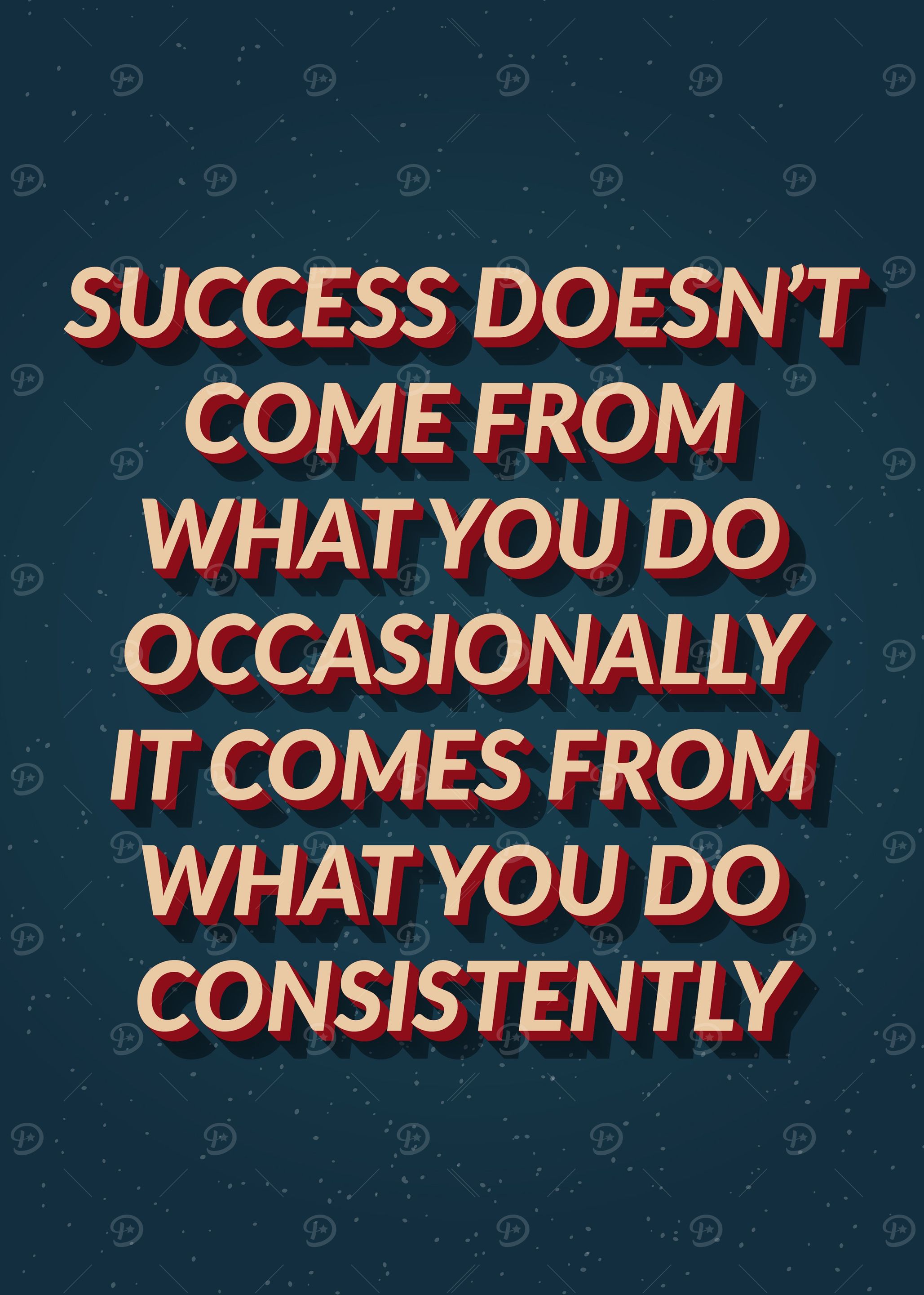 Vintage Motivation Quote