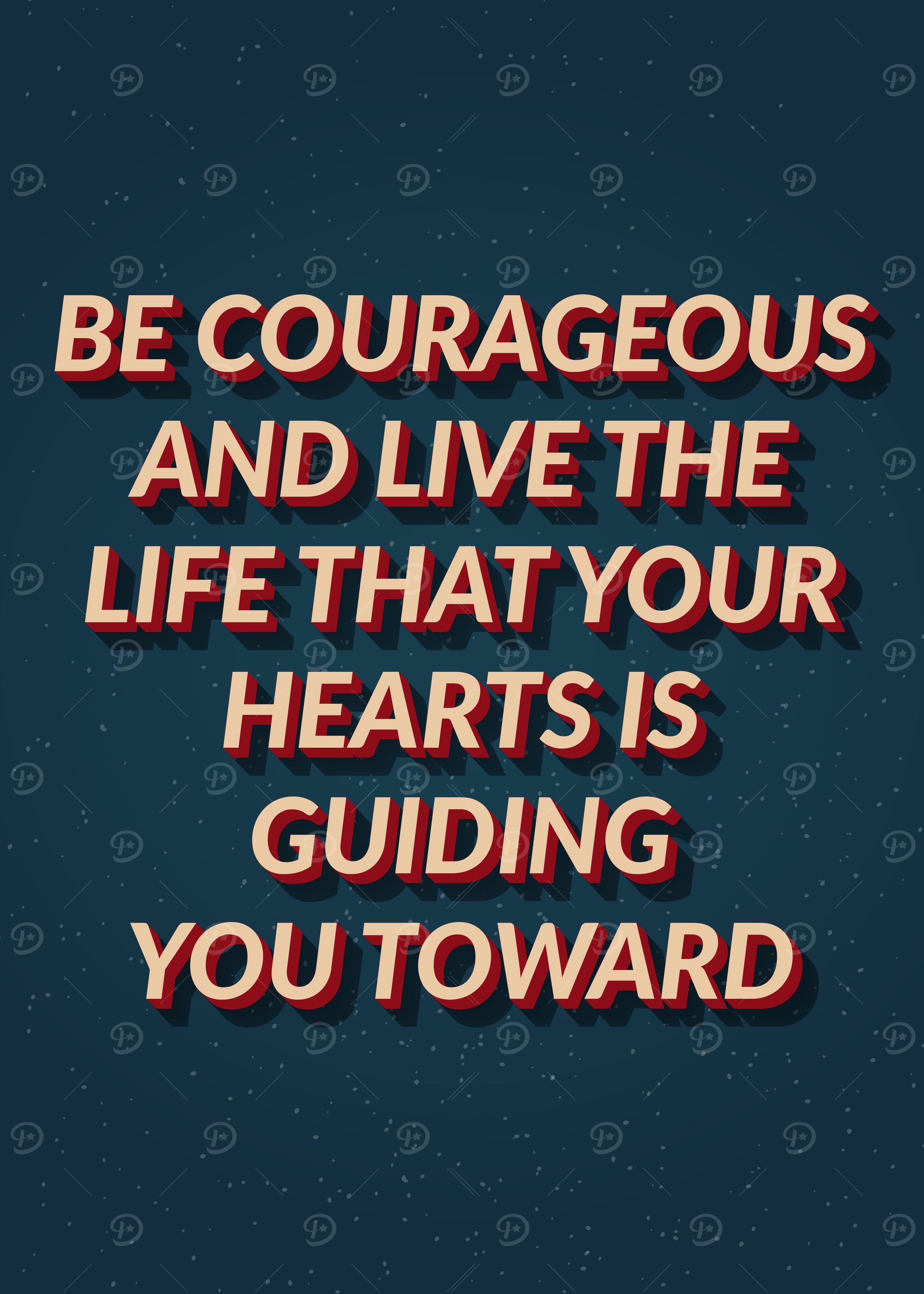 Vintage Motivation Quote