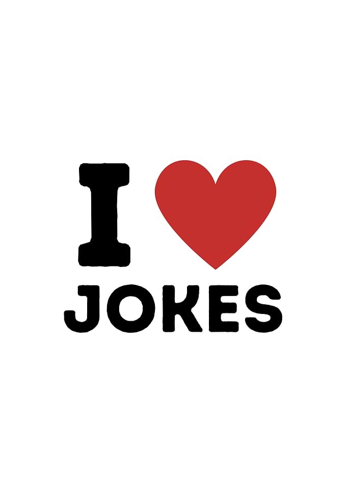I Love Jokes Simple Heart