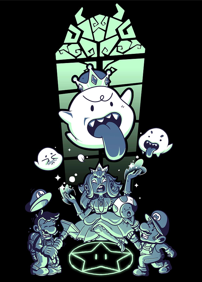 Mario Luigi Boo King NGC