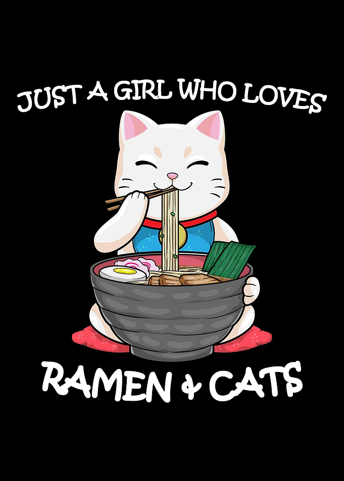 Japanese Ramen Cat Japan A