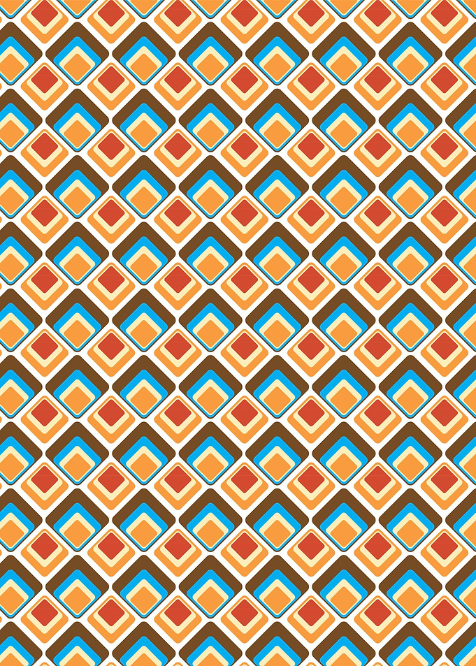 Colorful Retro Pattern 10