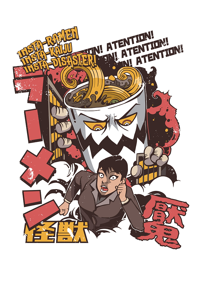 Kaiju Ramen Monster Attack