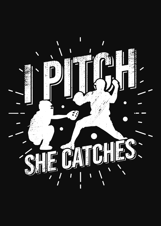 Softball Couple Design