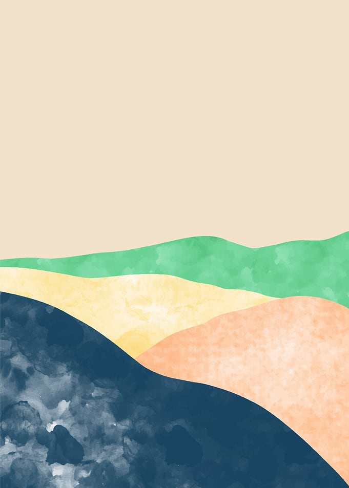 Minimalist mountain