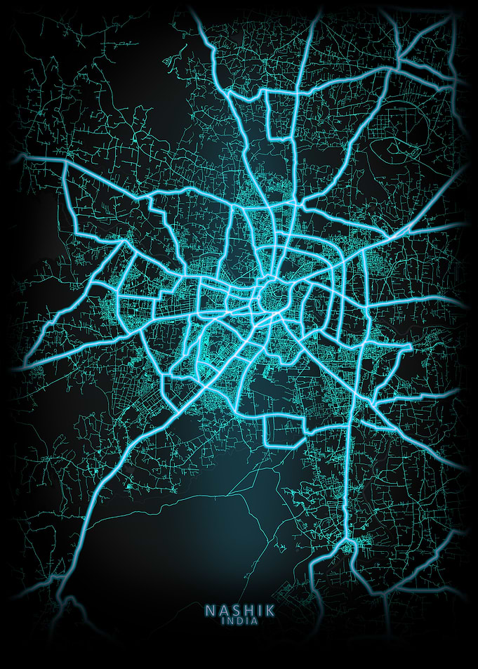 Nashik India City Map