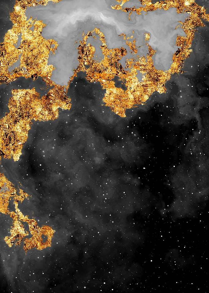 100 Starry Nebulas B and W