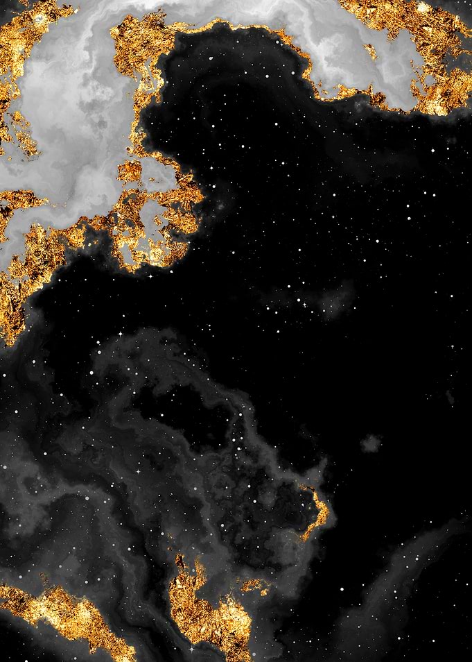 100 Starry Nebulas B and W
