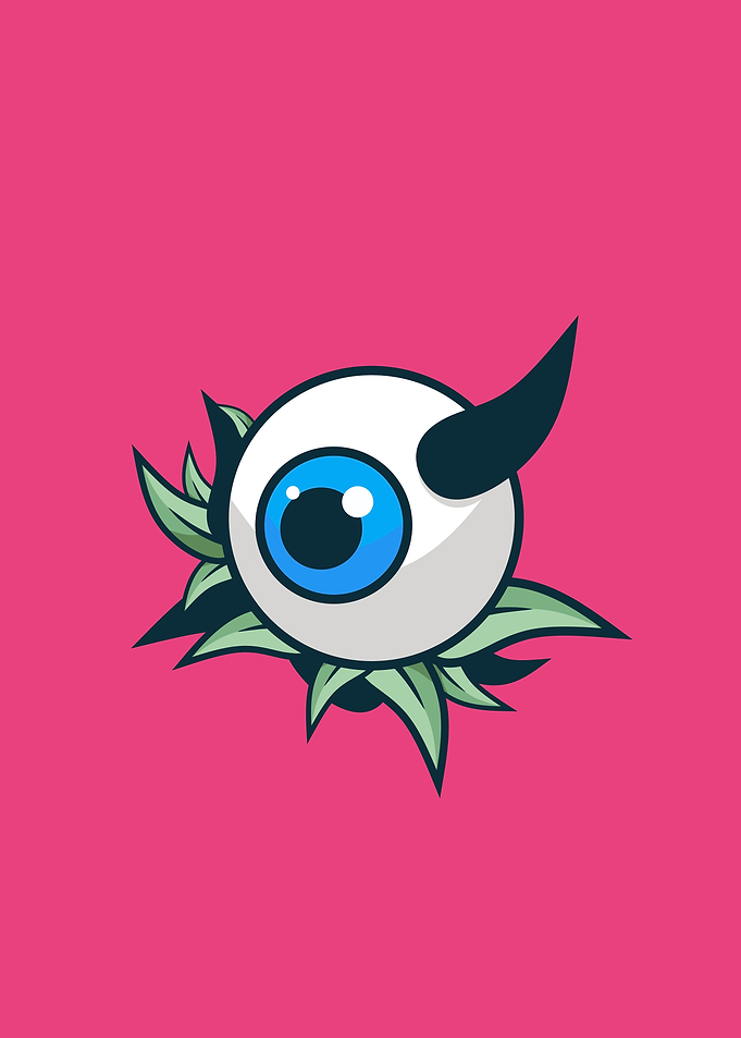 ilutration eye retro